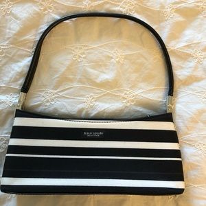 🤎 Cute Black/Ivory/Brown Fabric ‘Designer’ Purse